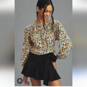 JOIE Mesalina Long Sleeve Blouse Medium